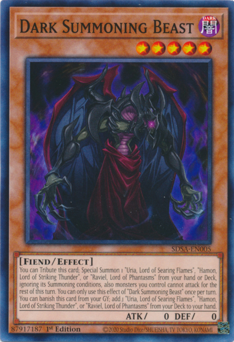 Dark Summoning Beast [SDSA-EN005] Common | Pegasus Games WI