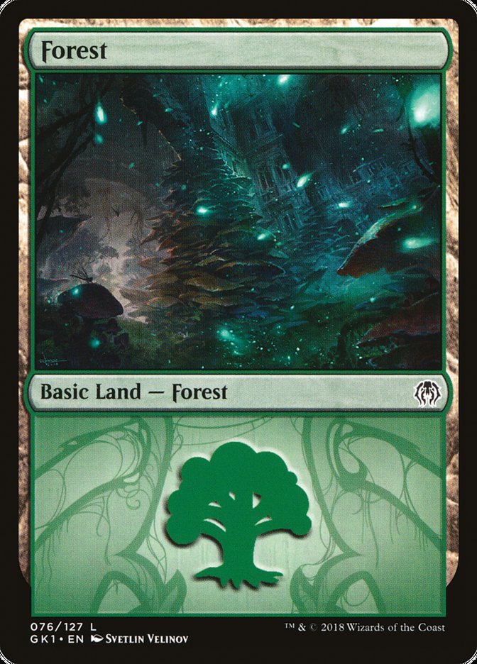 Forest (76) [Guilds of Ravnica Guild Kit] | Pegasus Games WI