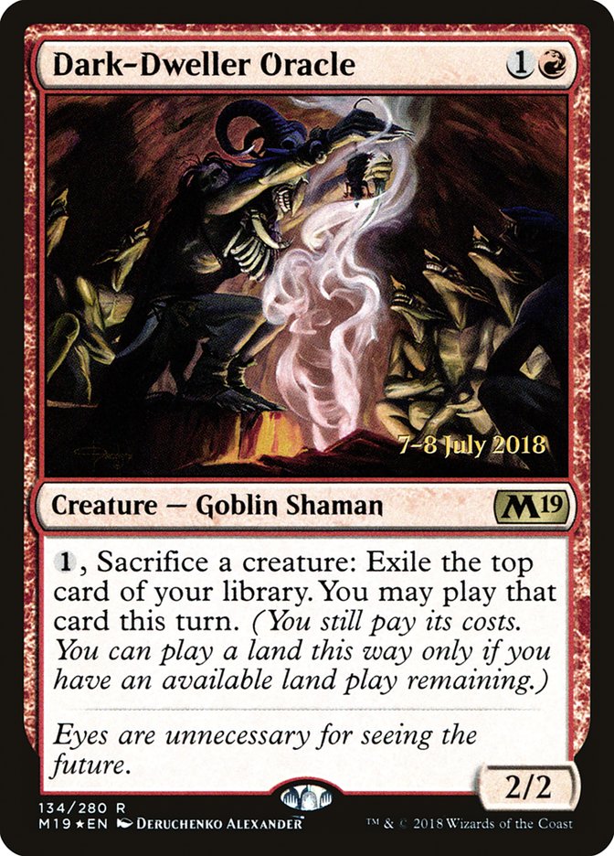 Dark-Dweller Oracle [Core Set 2019 Prerelease Promos] | Pegasus Games WI