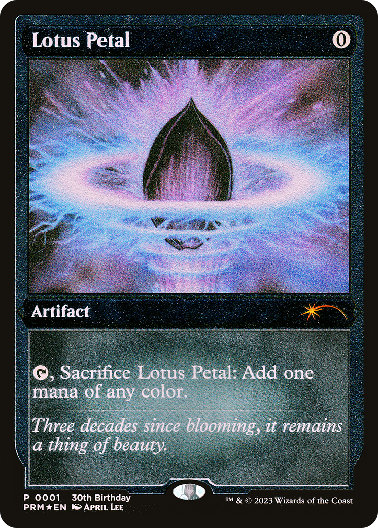 Lotus Petal (Foil Etched) [30th Anniversary Promos] | Pegasus Games WI