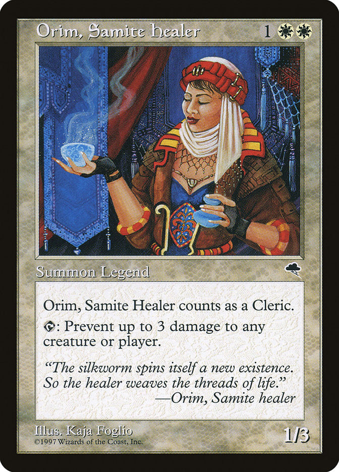 Orim, Samite Healer [Tempest] | Pegasus Games WI