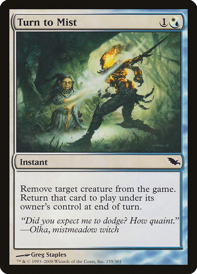Turn to Mist [Shadowmoor] | Pegasus Games WI