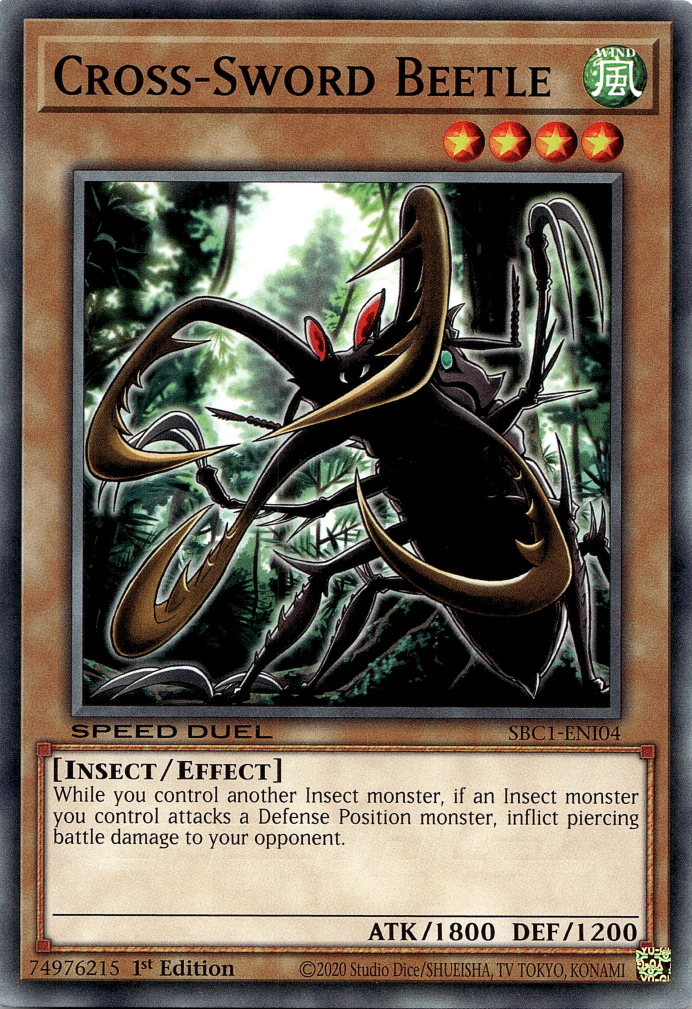 Cross-Sword Beetle [SBC1-ENI04] Common | Pegasus Games WI