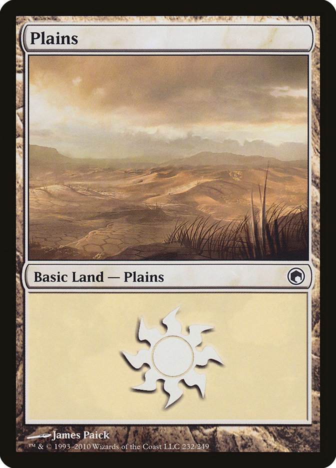 Plains (232) [Scars of Mirrodin] | Pegasus Games WI