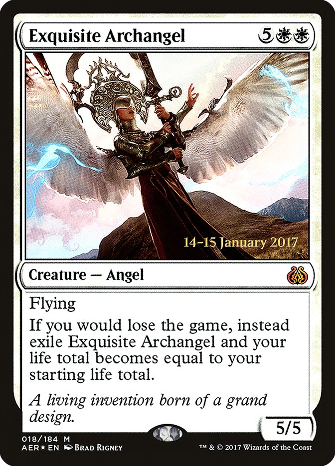 Exquisite Archangel [Aether Revolt Prerelease Promos] | Pegasus Games WI