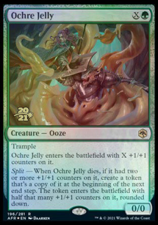 Ochre Jelly [Dungeons & Dragons: Adventures in the Forgotten Realms Prerelease Promos] | Pegasus Games WI