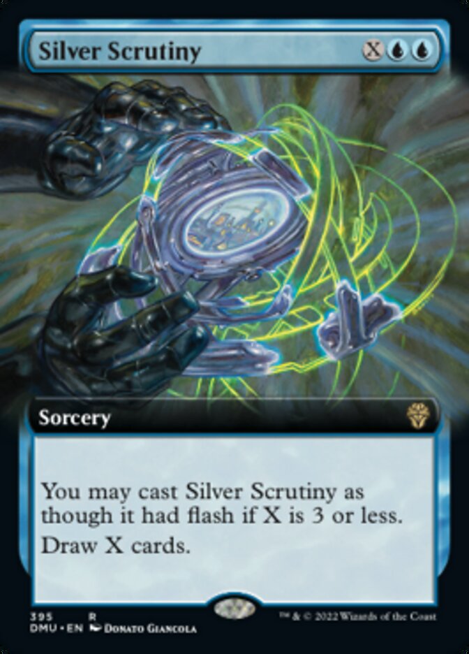 Silver Scrutiny (Extended Art) [Dominaria United] | Pegasus Games WI