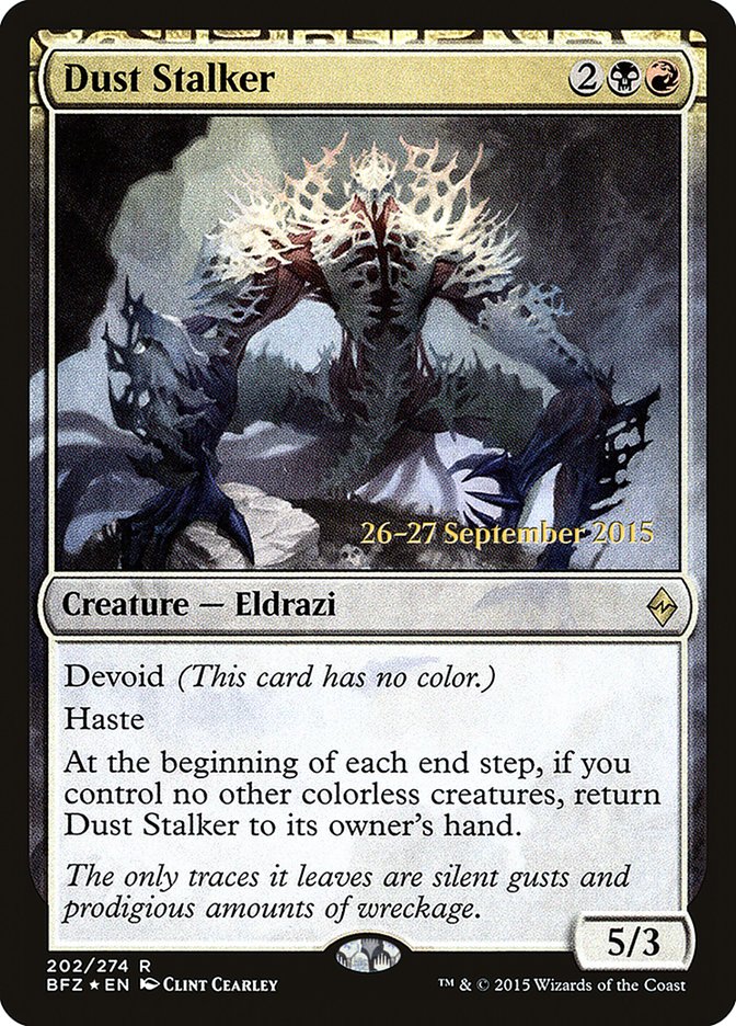 Dust Stalker [Battle for Zendikar Prerelease Promos] | Pegasus Games WI