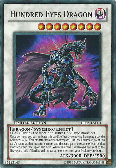 Hundred Eyes Dragon [DPC5-EN003] Super Rare | Pegasus Games WI