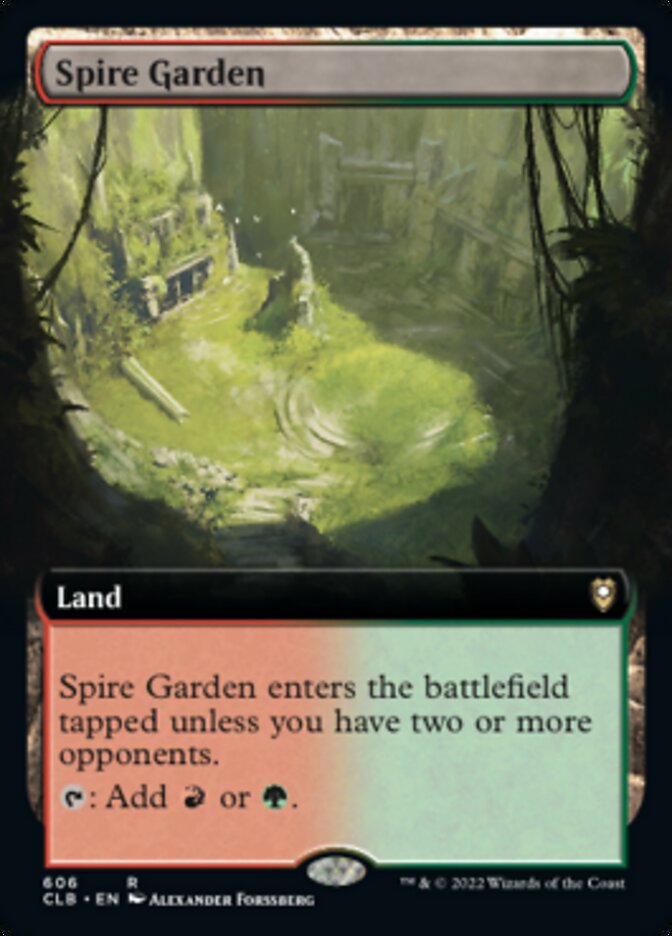 Spire Garden (Extended Art) [Commander Legends: Battle for Baldur's Gate] | Pegasus Games WI