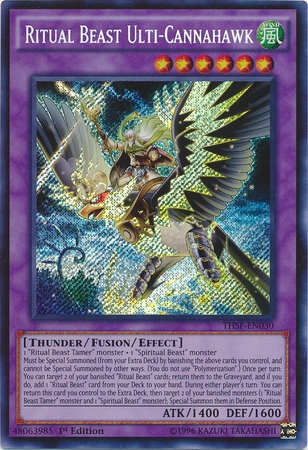 Ritual Beast Ulti-Cannahawk [THSF-EN030] Secret Rare | Pegasus Games WI