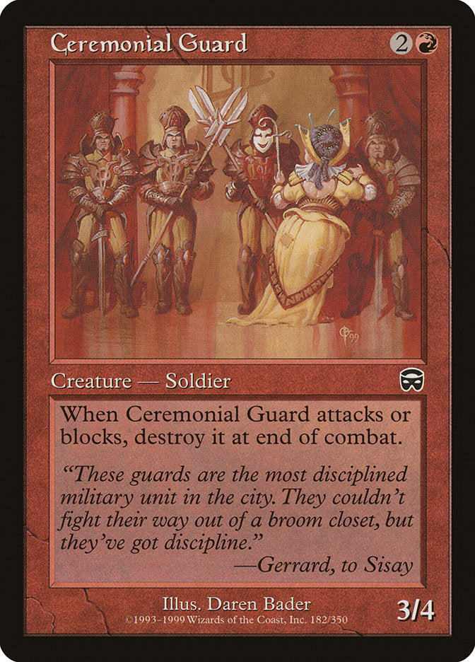 Ceremonial Guard [Mercadian Masques] | Pegasus Games WI