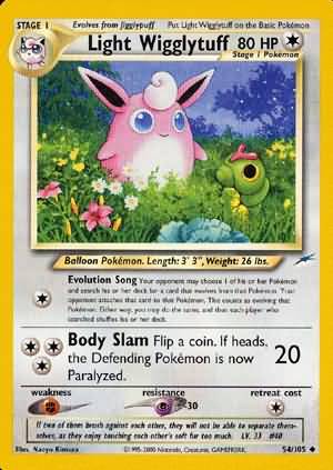 Light Wigglytuff (54/105) [Neo Destiny Unlimited] | Pegasus Games WI