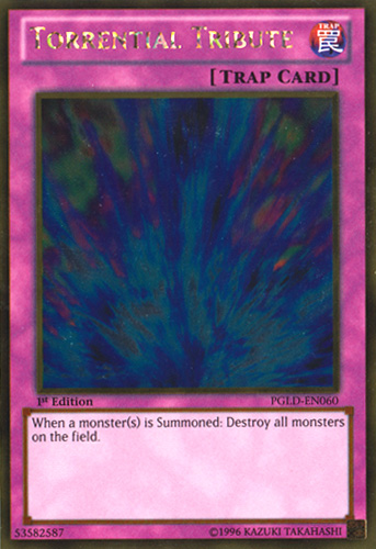 Torrential Tribute [PGLD-EN060] Gold Rare | Pegasus Games WI