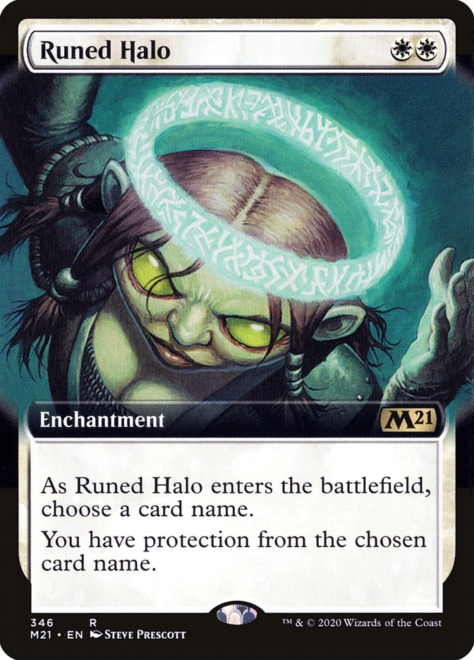 Runed Halo (Extended Art) [Core Set 2021] | Pegasus Games WI