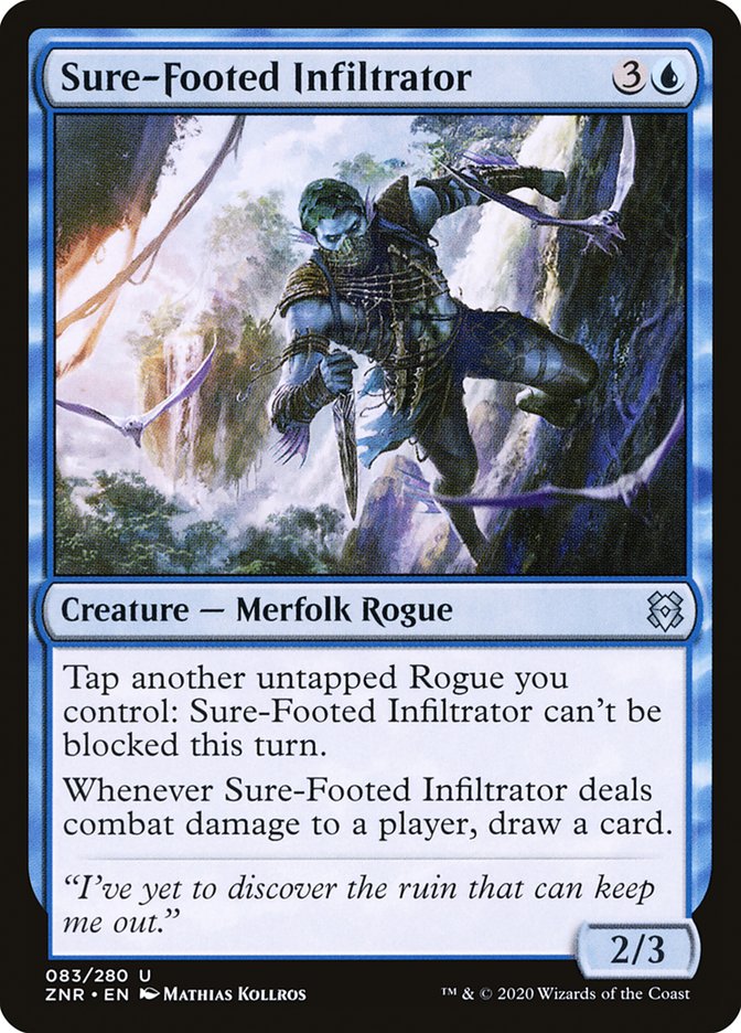 Sure-Footed Infiltrator [Zendikar Rising] | Pegasus Games WI