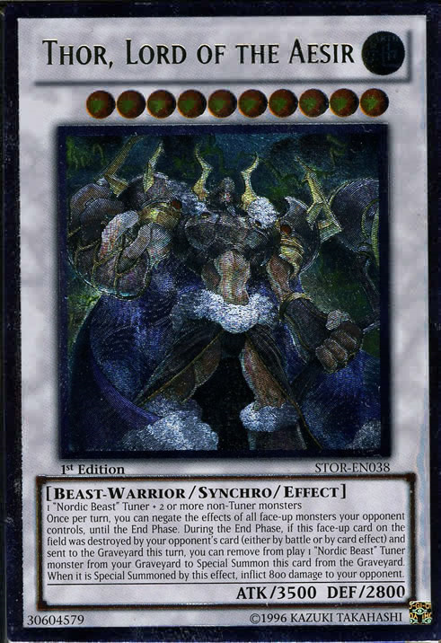Thor, Lord of the Aesir (UTR) [STOR-EN038] Ultimate Rare | Pegasus Games WI