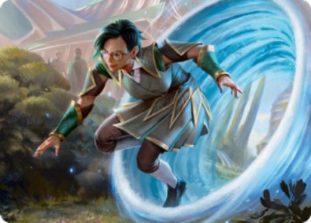 Vortex Runner Art Card [Strixhaven: School of Mages Art Series] | Pegasus Games WI