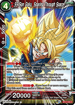 SS Son Goku, Soaring Through Space (BT17-006) [Ultimate Squad] | Pegasus Games WI