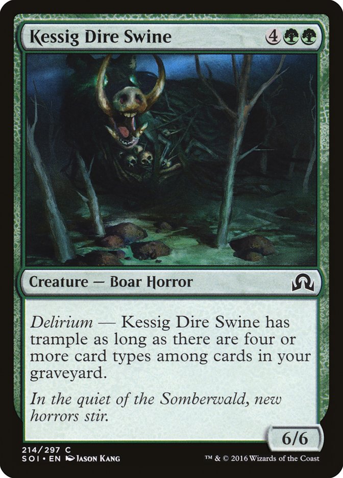 Kessig Dire Swine [Shadows over Innistrad] | Pegasus Games WI