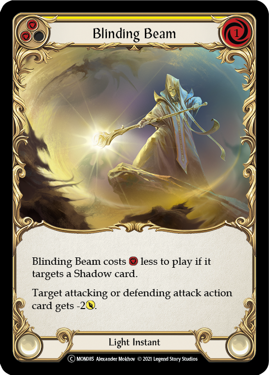 Blinding Beam (Yellow) [U-MON085] Unlimited Normal | Pegasus Games WI
