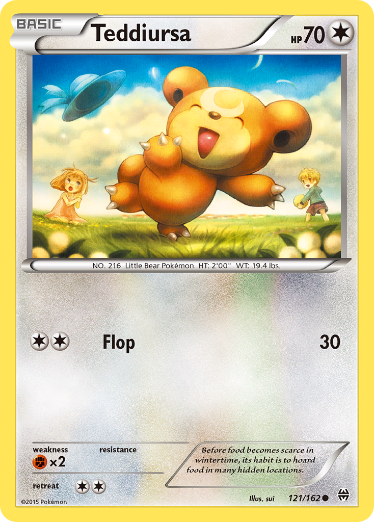 Teddiursa (121/162) [XY: BREAKthrough] | Pegasus Games WI