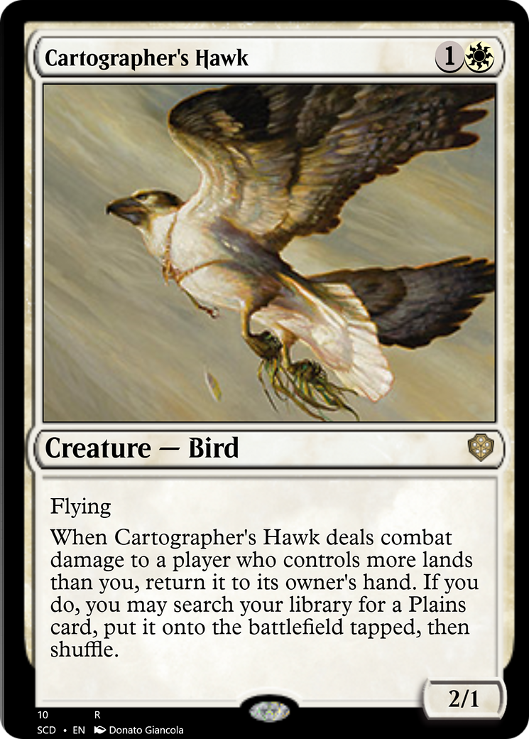 Cartographer's Hawk [Starter Commander Decks] | Pegasus Games WI