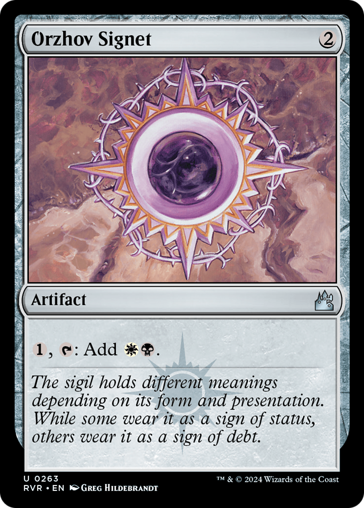 Orzhov Signet [Ravnica Remastered] | Pegasus Games WI
