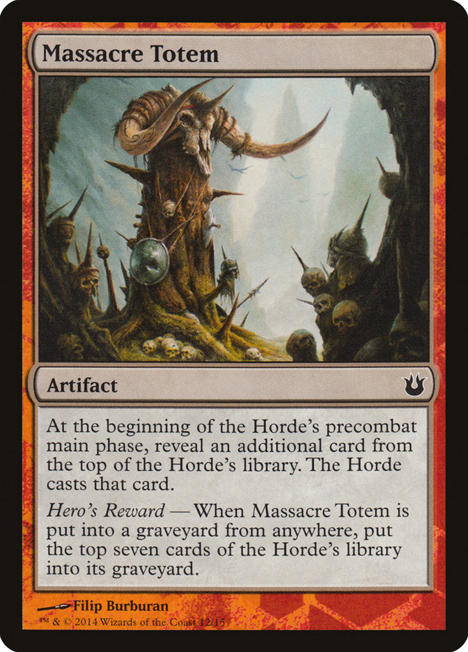 Massacre Totem [Born of the Gods Battle the Horde] | Pegasus Games WI