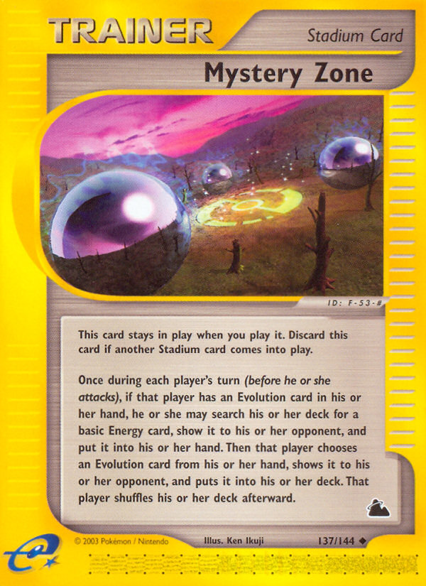 Mystery Zone (137/144) [Skyridge] | Pegasus Games WI
