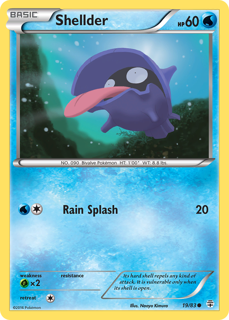 Shellder (19/83) [XY: Generations] | Pegasus Games WI