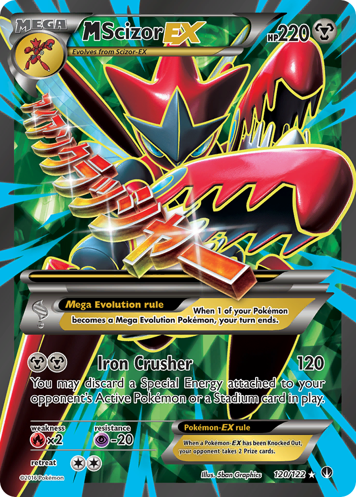 M Scizor EX (120/122) [XY: BREAKpoint] | Pegasus Games WI
