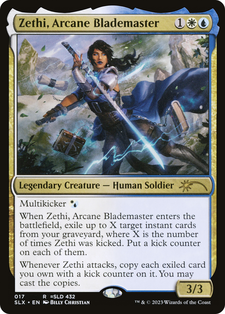 Zethi, Arcane Blademaster [Secret Lair: Universes Within] | Pegasus Games WI