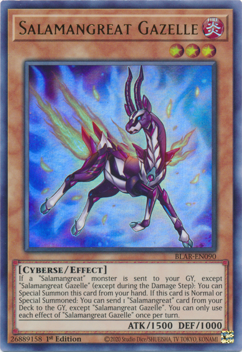 Salamangreat Gazelle [BLAR-EN090] Ultra Rare | Pegasus Games WI