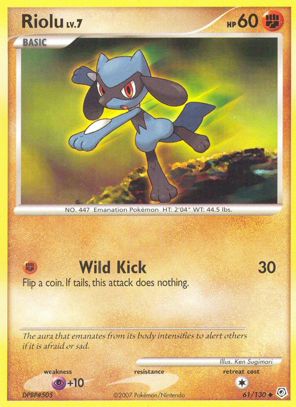 Riolu (61/130) [Diamond & Pearl: Base Set] | Pegasus Games WI