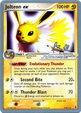 Jolteon ex (109/113) (Eeveelutions - Jimmy Ballard) [World Championships 2006] | Pegasus Games WI