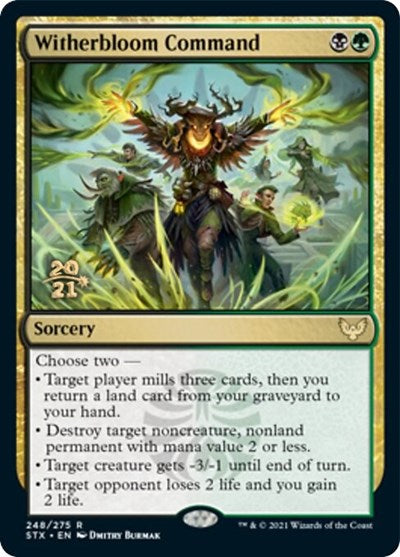 Witherbloom Command [Strixhaven: School of Mages Prerelease Promos] | Pegasus Games WI