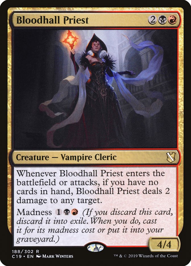 Bloodhall Priest [Commander 2019] | Pegasus Games WI