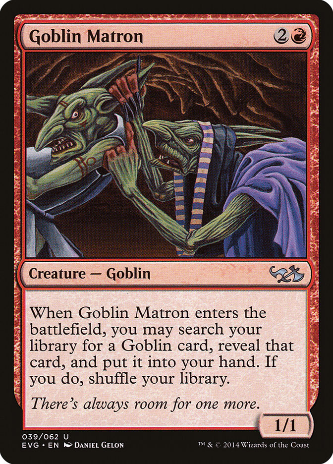 Goblin Matron (Elves vs. Goblins) [Duel Decks Anthology] | Pegasus Games WI