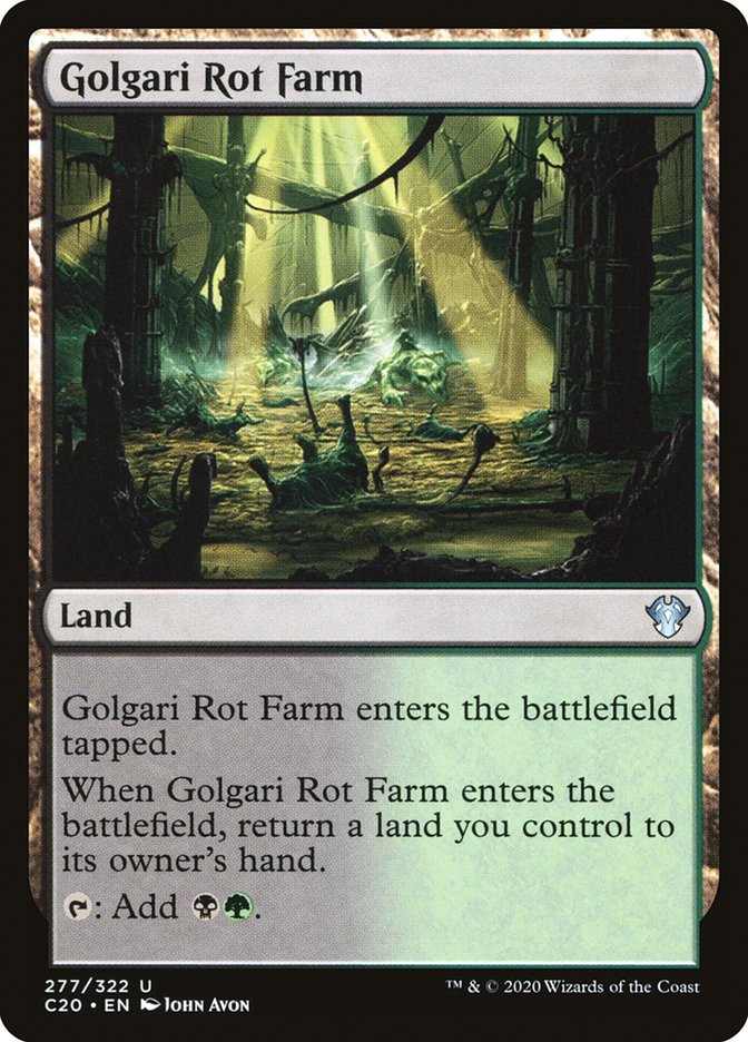 Golgari Rot Farm [Commander 2020] | Pegasus Games WI