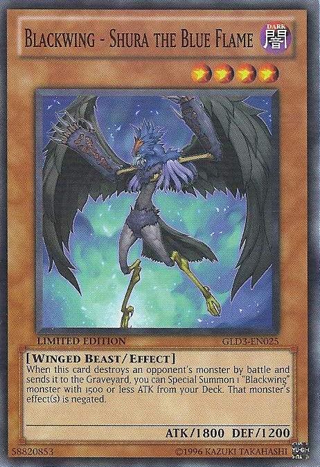 Blackwing - Shura the Blue Flame [GLD3-EN025] Common | Pegasus Games WI