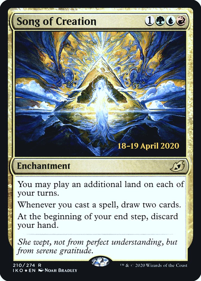 Song of Creation [Ikoria: Lair of Behemoths Prerelease Promos] | Pegasus Games WI