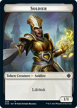 Insect // Soldier Double-Sided Token [Starter Commander Decks] | Pegasus Games WI