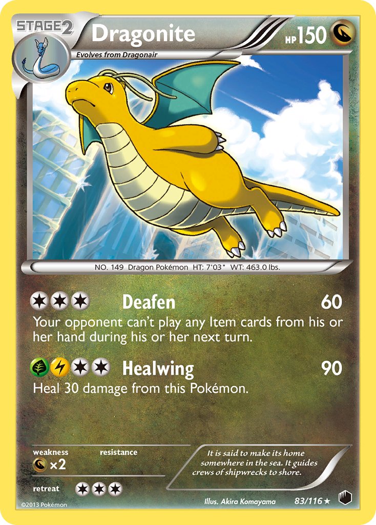 Dragonite (83/116) (Cosmos Holo) (Blister Exclusive) [Black & White: Plasma Freeze] | Pegasus Games WI