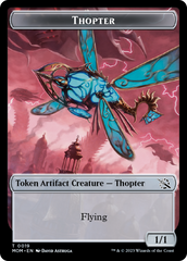 Thopter // Beast Double-Sided Token [March of the Machine Commander Tokens] | Pegasus Games WI