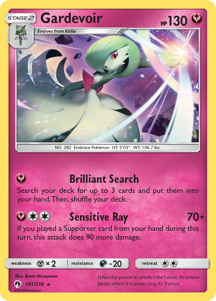 Gardevoir (141/214) [Sun & Moon: Lost Thunder] | Pegasus Games WI