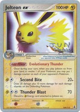 Jolteon ex (109/113) (Flyvees - Jun Hasebe) [World Championships 2007] | Pegasus Games WI