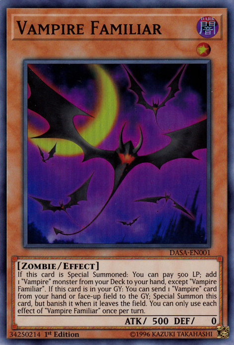 Vampire Familiar [DASA-EN001] Super Rare | Pegasus Games WI