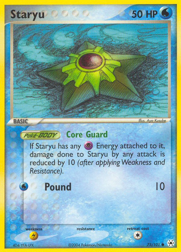 Staryu (75/101) [EX: Hidden Legends] | Pegasus Games WI