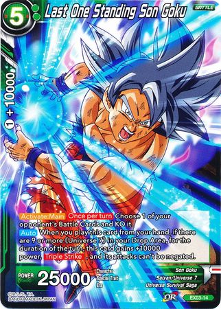 Last One Standing Son Goku [EX03-14] | Pegasus Games WI